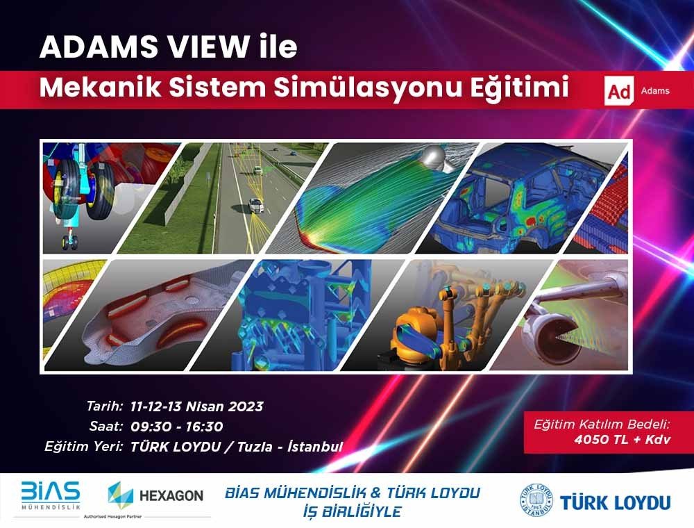 Adams View ile Mekanik Sistem Simülasyonu Eğitimi