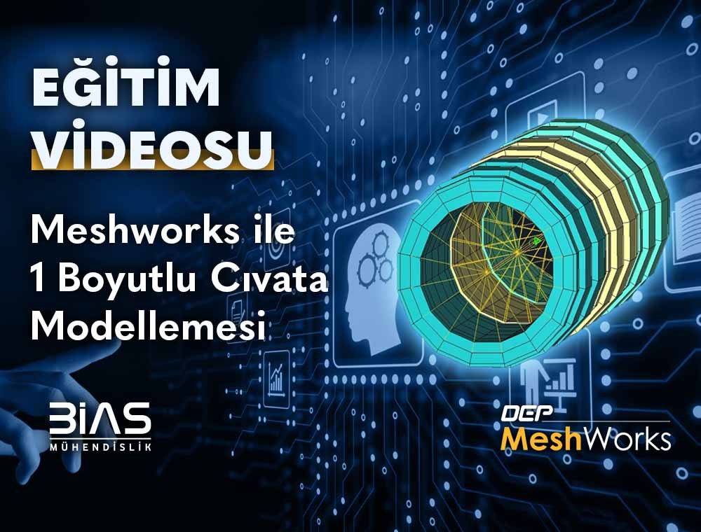 Meshworks ile 1 Boyutlu Cıvata Modellemesi