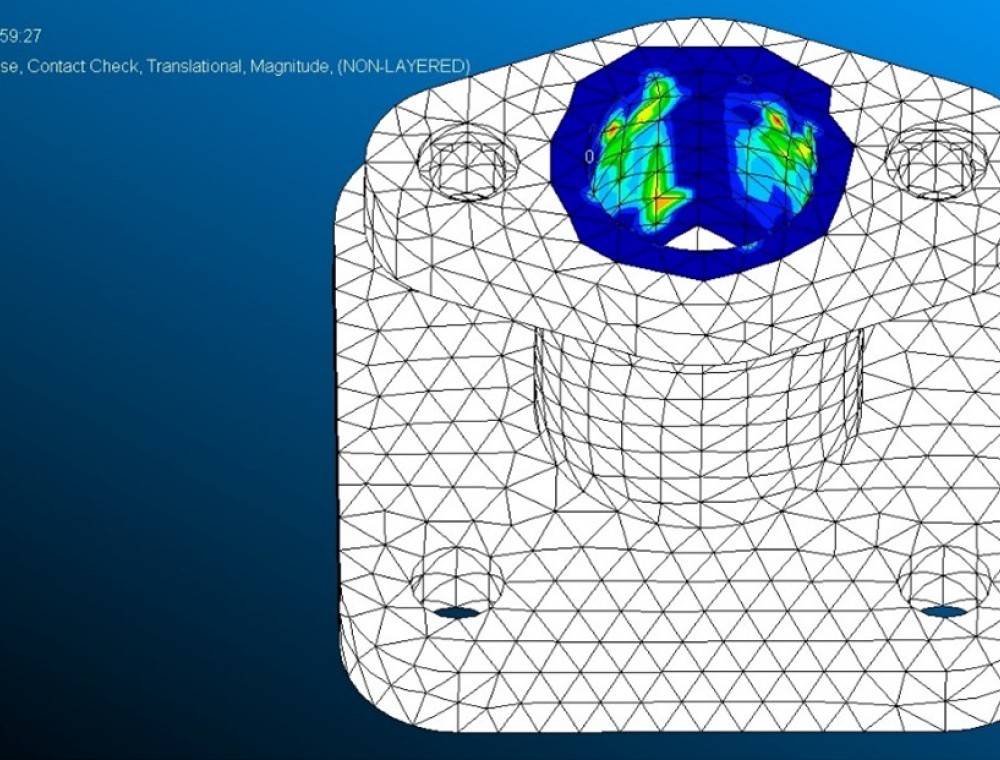 MSC Nastran/Patran'da İleri Düzey Kontak Modelleme ve Kontrol Teknikleri